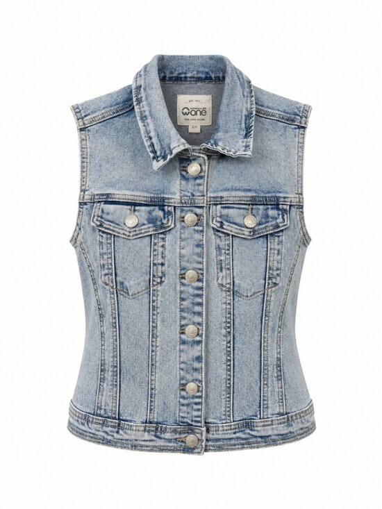 Warehouse One Jackets & Blazers - 🌷 2/15 Warehouse One Light Wash Sleeveless Denim Vest Size S/P
